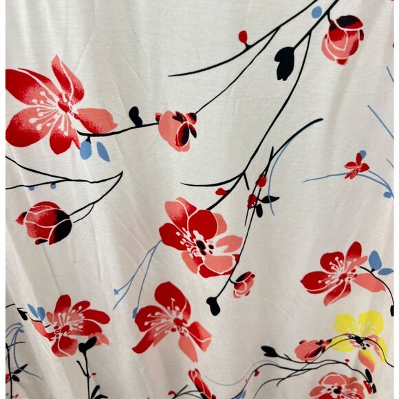 Soma Cool Nights SS Sleep Shirt Sublime Floral Ivory Size XXL V-neck NWT - Picture 11 of 12